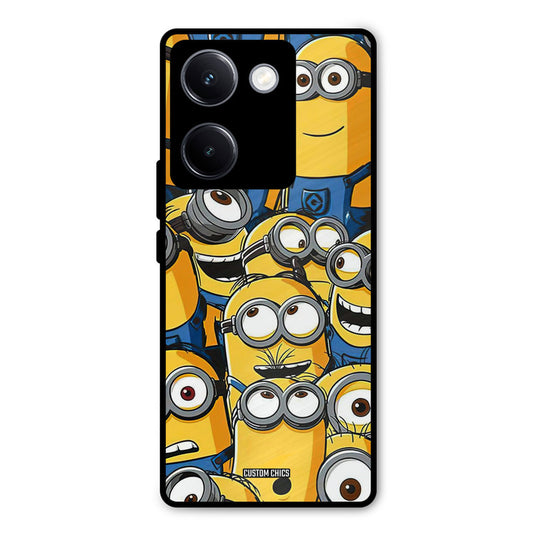 Minions Group Vivo Y300 Plus Mobile Back Cover - Cute PrintShield Case