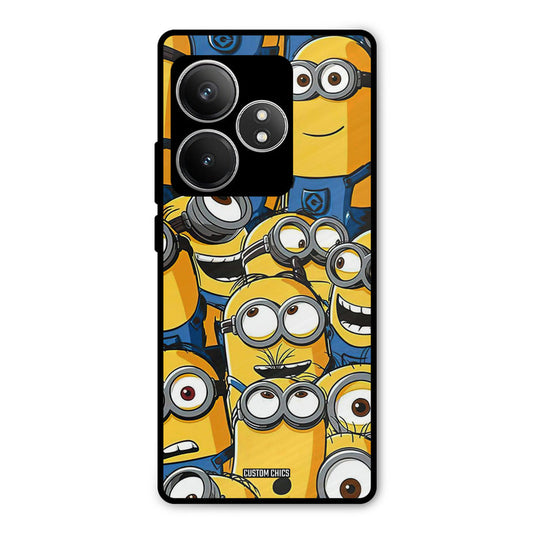 Minions Group Realme GT 6T Mobile Back Cover - Cute PrintShield Case