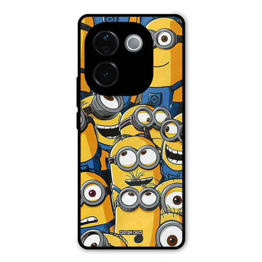 Minions Group Vivo T3 Pro Mobile Back Cover - Cute PrintShield Case
