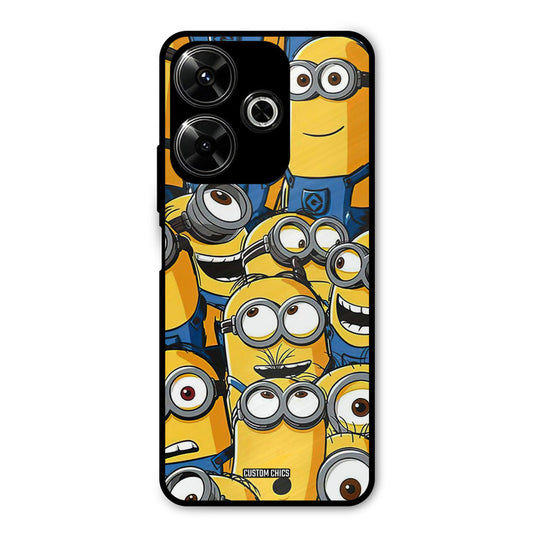Minions Group Redmi 13 5G Mobile Back Cover - Cute PrintShield Case