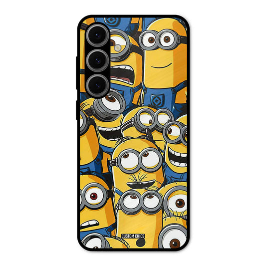 Minions Group Samsung Galaxy S24 FE Mobile Back Cover - Cute PrintShield Case