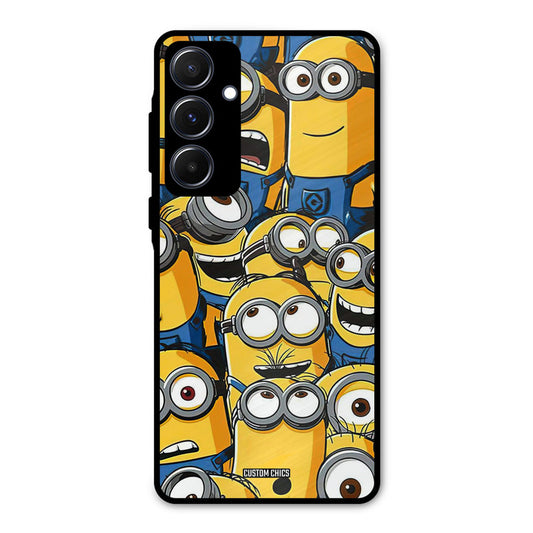 Minions Group Samsung Galaxy A55 5G Mobile Back Cover - Cute PrintShield Case