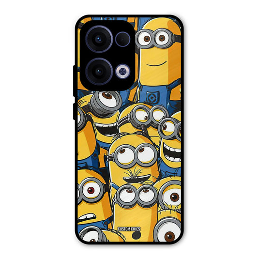 Minions Group Oppo Reno 13 5G Mobile Back Cover - Cute PrintShield Case