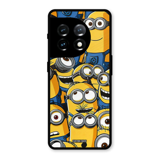 Minions Group OnePlus 11 Mobile Back Cover - Cute PrintShield Case