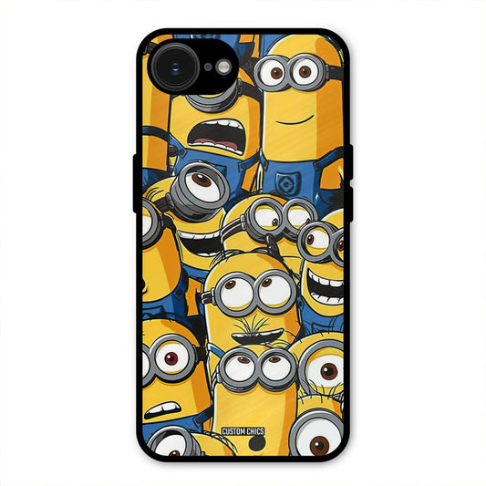 Minions Group iPhone 16e Mobile Back Cover - Cute PrintShield Case