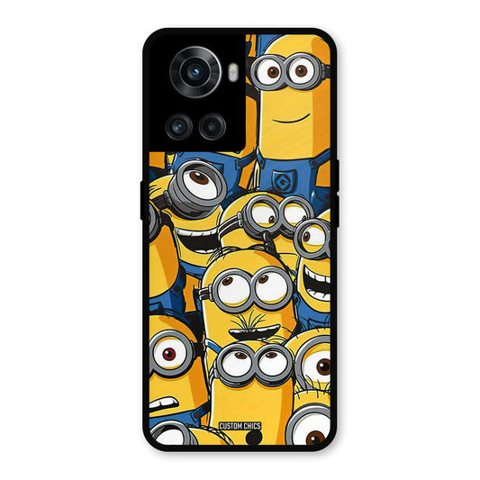 Minions Group OnePlus 10R Mobile Back Cover - Cute PrintShield Case