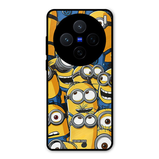 Minions Group Vivo X200 Mobile Back Cover - Cute PrintShield Case
