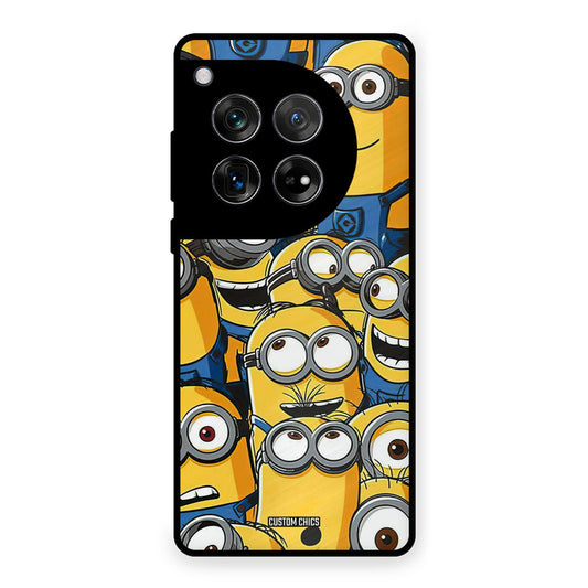 Minions Group OnePlus 12 Mobile Back Cover - Cute PrintShield Case