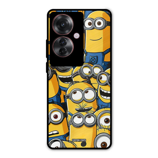 Minions Group Oppo F25 Pro Mobile Back Cover - Cute PrintShield Case