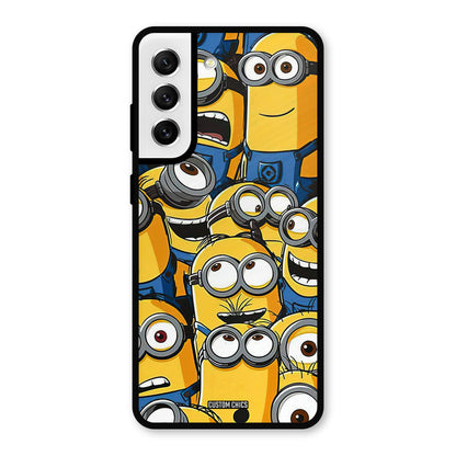 Minions Group Samsung Galaxy S21 FE 5G Mobile Back Cover - Cute PrintShield Case