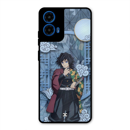 Giyu Tomioka Moto G45 Mobile Back Cover - Anime PrintShield Case
