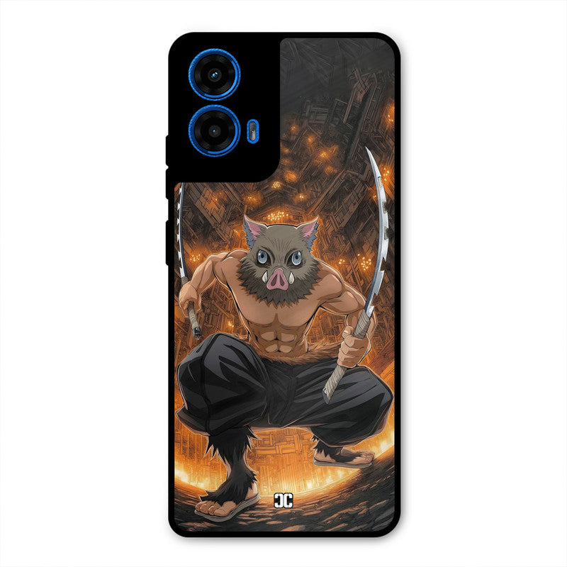 Inosuke Rage Moto G45 Mobile Back Cover - Anime PrintShield Case
