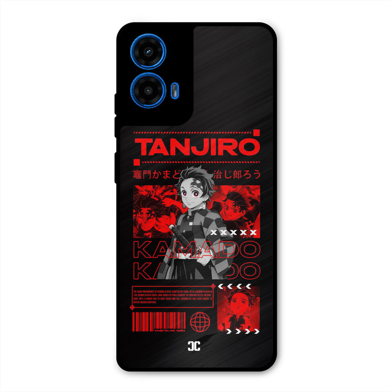 Tanjiro Kamado Moto G45 Mobile Back Cover - Anime PrintShield Case