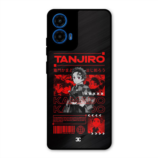 Tanjiro Kamado Moto G45 Mobile Back Cover - Anime PrintShield Case