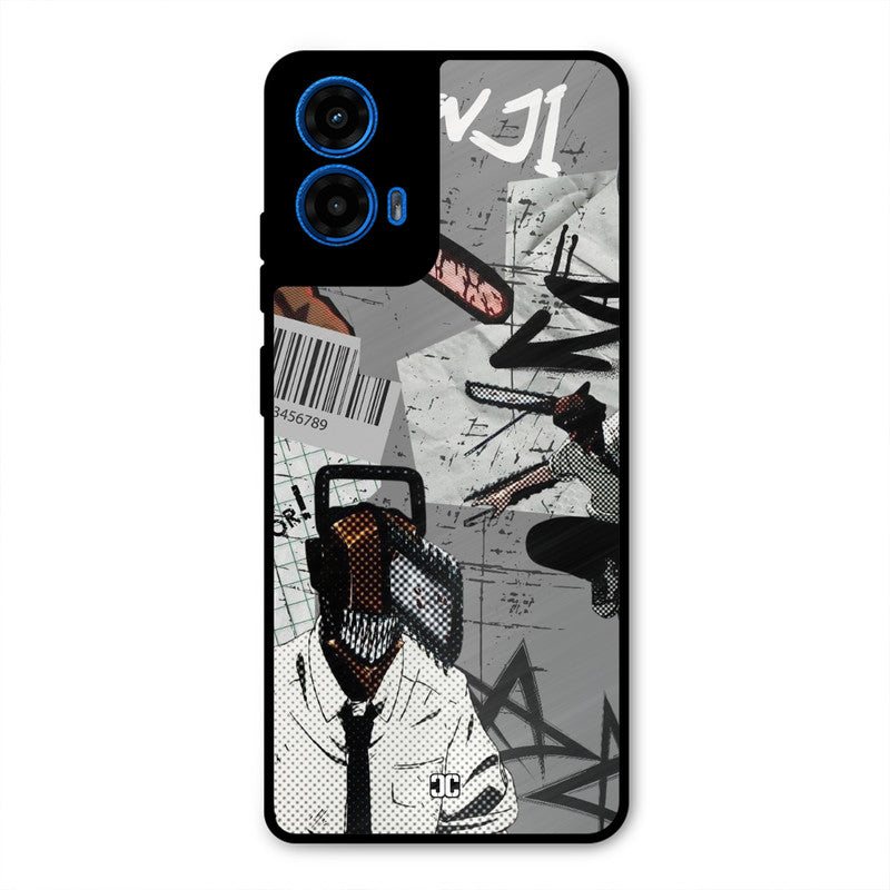 Denji Rage Moto G45 Mobile Back Cover - Anime PrintShield Case