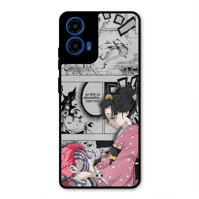 Akaza Love Moto G45 Mobile Back Cover - Anime PrintShield Case