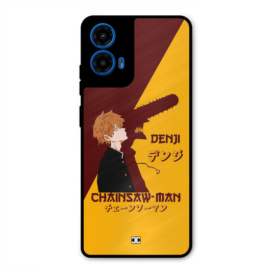 Denji Shadow Moto G45 Mobile Back Cover - Anime PrintShield Case