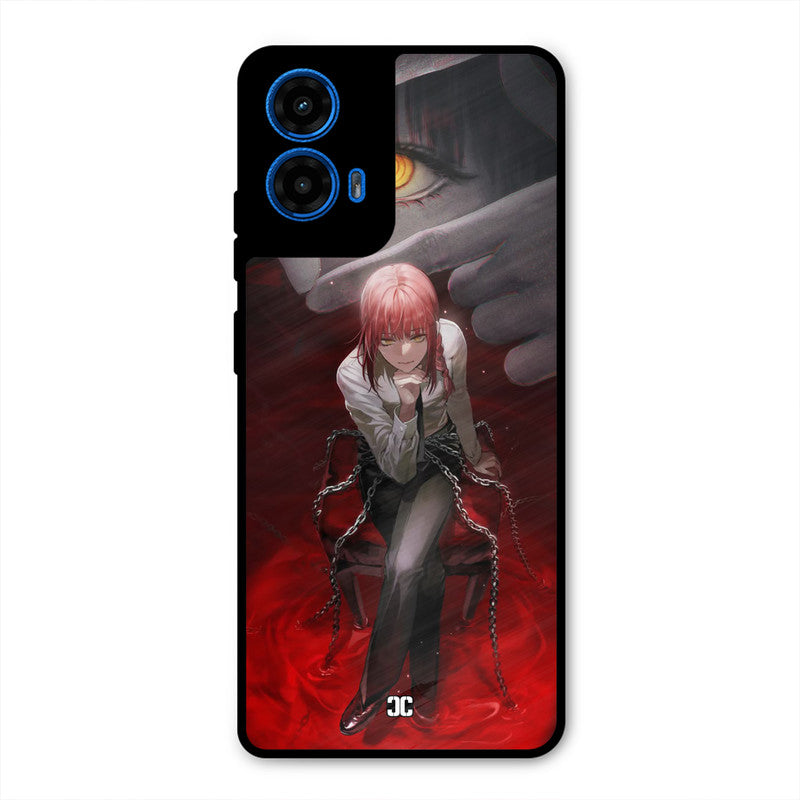 Makima Chains Moto G45 Mobile Back Cover - Anime PrintShield Case