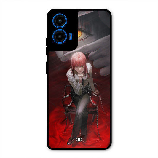 Makima Chains Moto G45 Mobile Back Cover - Anime PrintShield Case