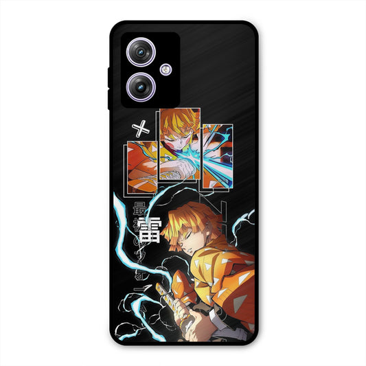 Aggressive Zenitsu Moto G54 Mobile Back Cover - Anime PrintShield Case