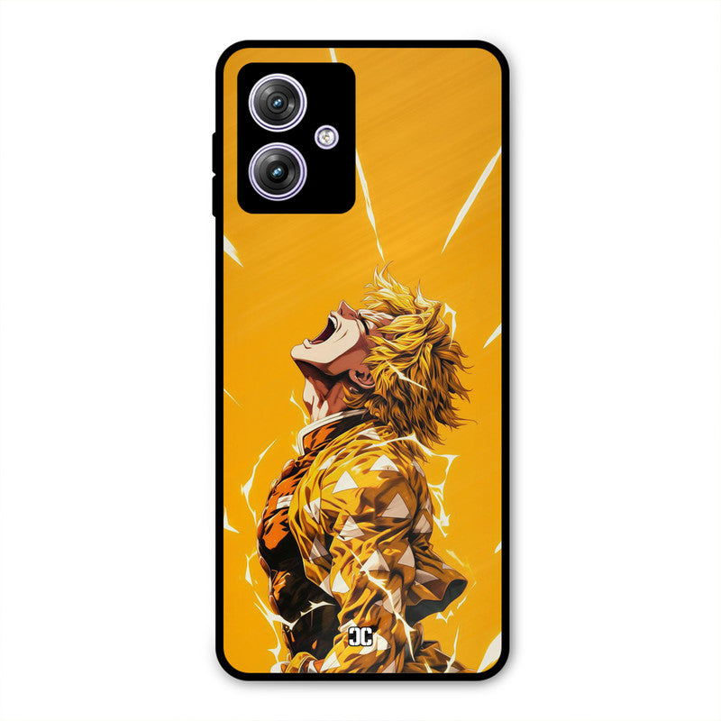 Shouting Zenitsu Moto G54 Mobile Back Cover - Anime PrintShield Case
