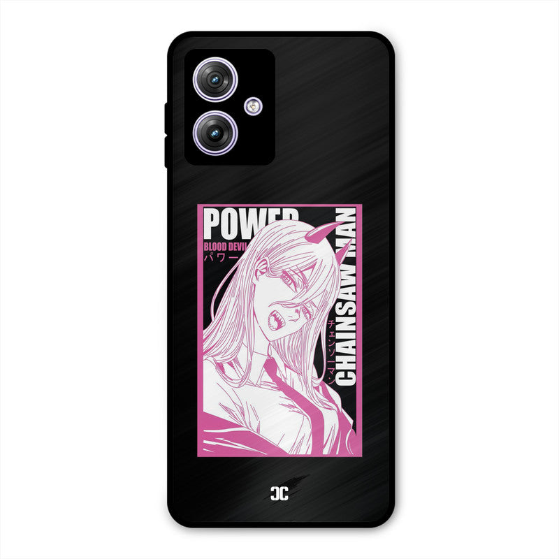 Blood Devil Power Moto G54 Mobile Back Cover - Anime PrintShield Case