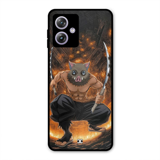 Inosuke Rage Moto G54 Mobile Back Cover - Anime PrintShield Case