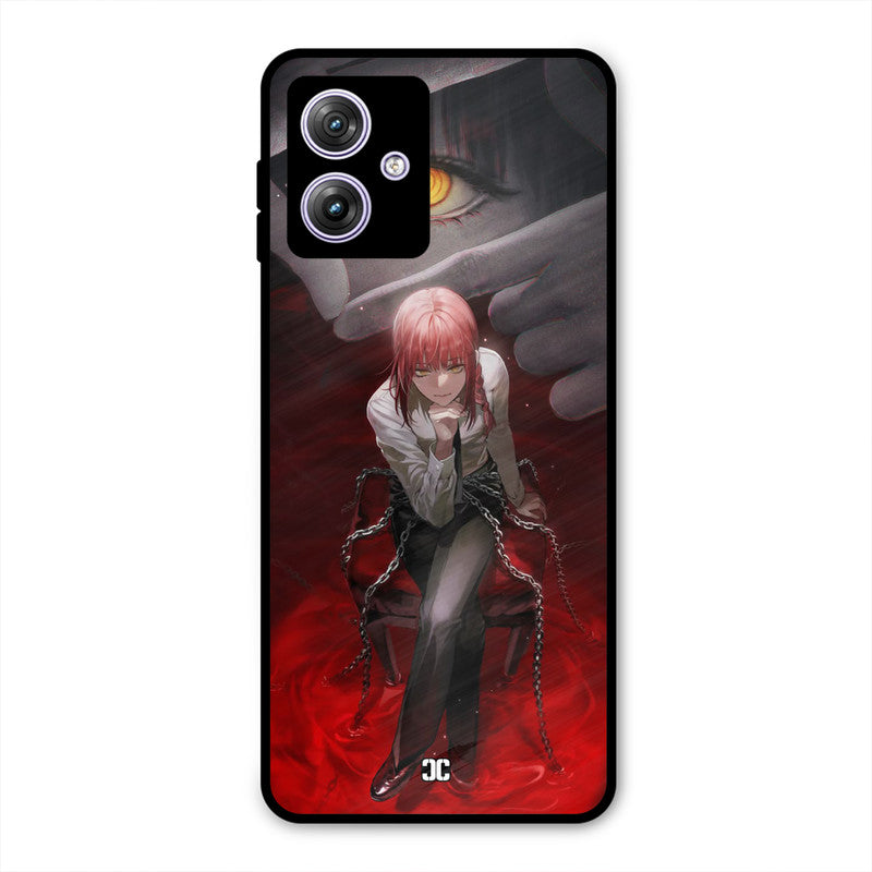 Makima Chains Moto G54 Mobile Back Cover - Anime PrintShield Case