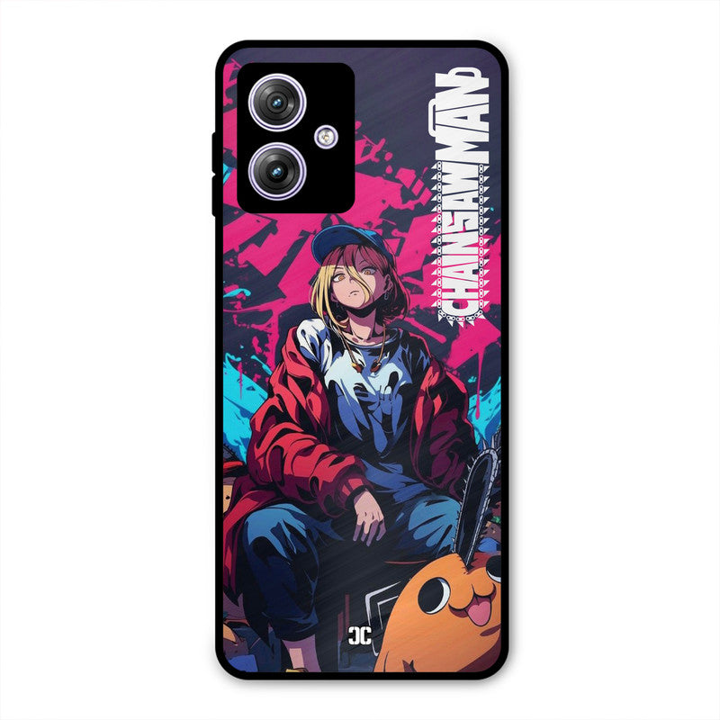 Puchita with Power Moto G54 Mobile Back Cover - Anime PrintShield Case