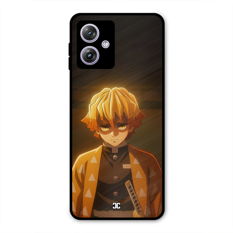 Thunderboy Zenitsu Moto G54 Mobile Back Cover - Anime PrintShield Case