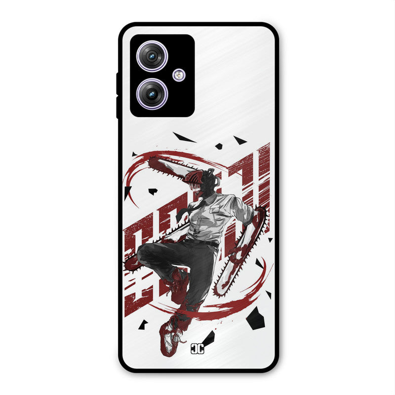 Chainsawman Typo Moto G54 Mobile Back Cover - Anime PrintShield Case
