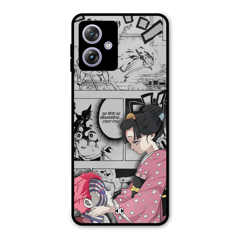 Akaza Love Moto G54 Mobile Back Cover - Anime PrintShield Case