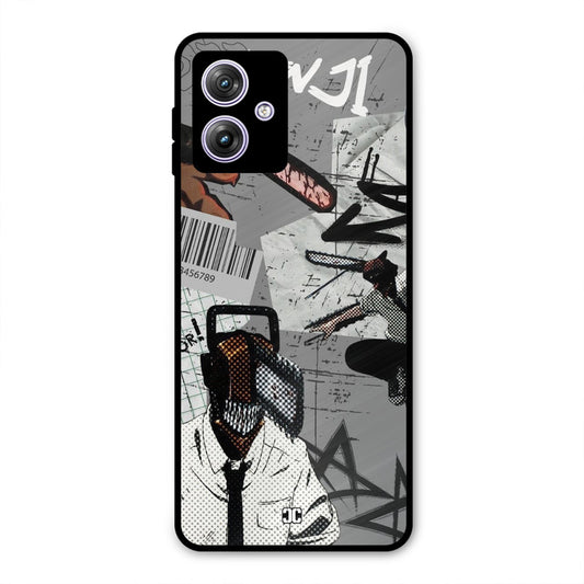 Denji Rage Moto G54 Mobile Back Cover - Anime PrintShield Case