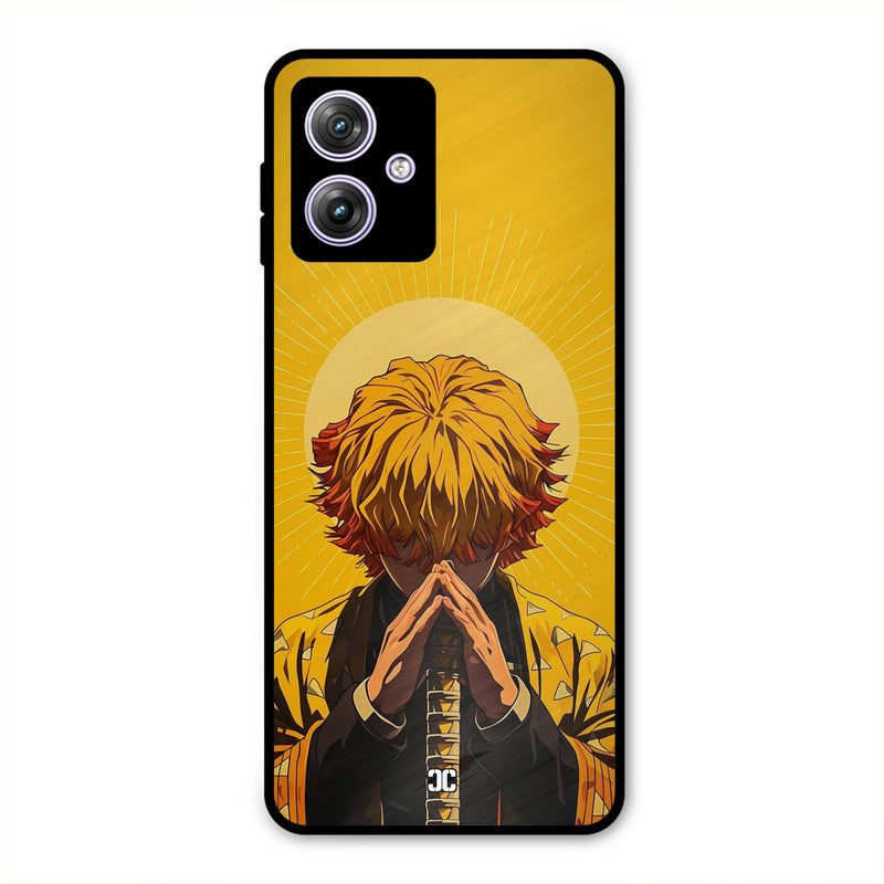 Calm Zenitsu Moto G54 Mobile Back Cover - Anime PrintShield Case