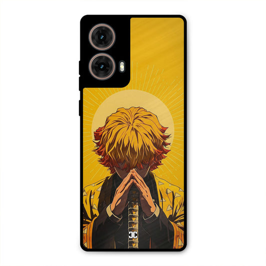 Calm Zenitsu Moto G85 Mobile Back Cover - Anime PrintShield Case