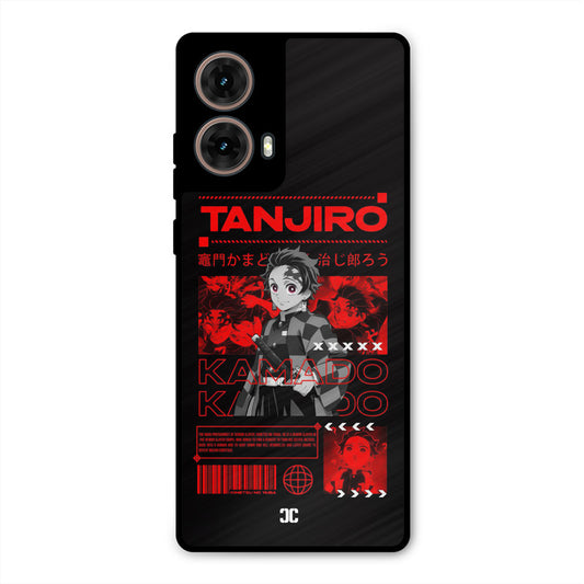 Tanjiro Kamado Moto G85 Mobile Back Cover - Anime PrintShield Case