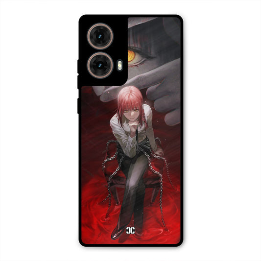 Makima Chains Moto G85 Mobile Back Cover - Anime PrintShield Case