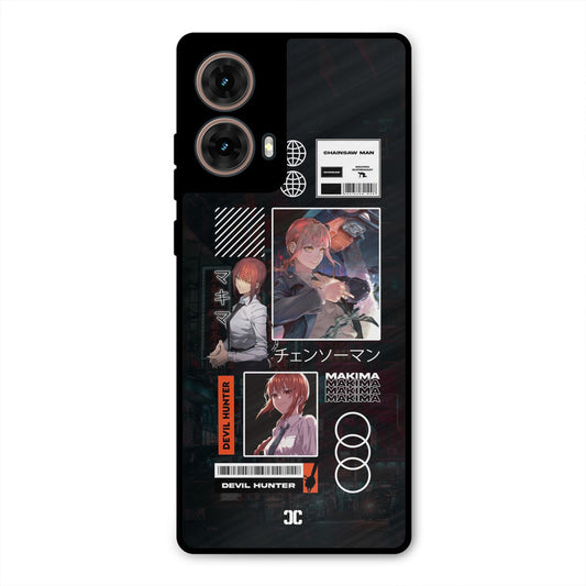 Devil Hunter Makima Moto G85 Mobile Back Cover - Anime PrintShield Case