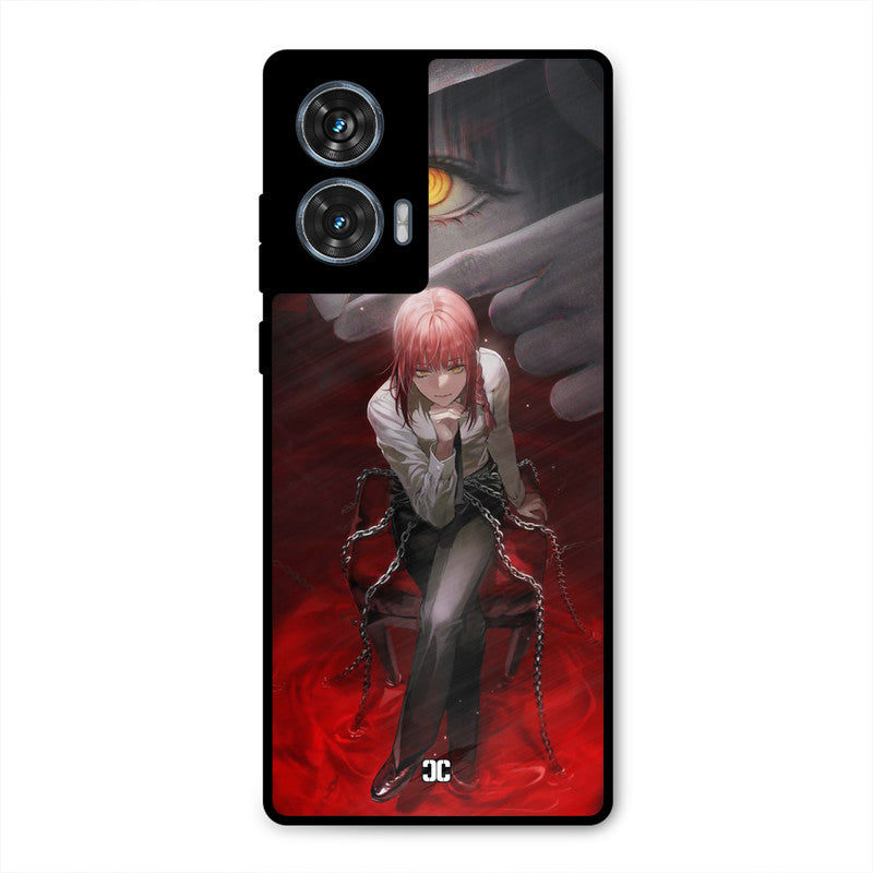 Makima Chains Moto G96 Mobile Back Cover - Anime PrintShield Case