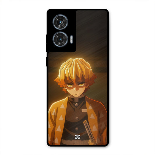 Thunderboy Zenitsu Moto G96 Mobile Back Cover - Anime PrintShield Case