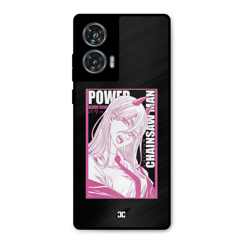 Blood Devil Power Moto G96 Mobile Back Cover - Anime PrintShield Case