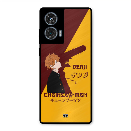 Denji Shadow Moto G96 Mobile Back Cover - Anime PrintShield Case