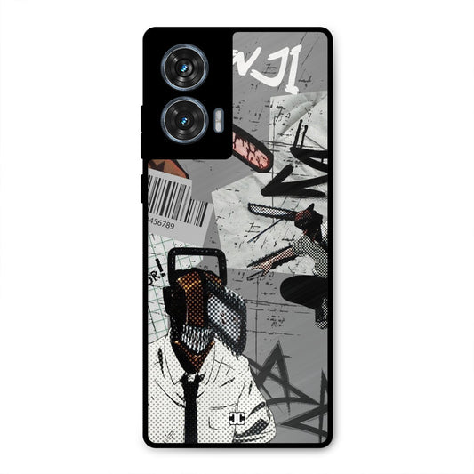 Denji Rage Moto G96 Mobile Back Cover - Anime PrintShield Case