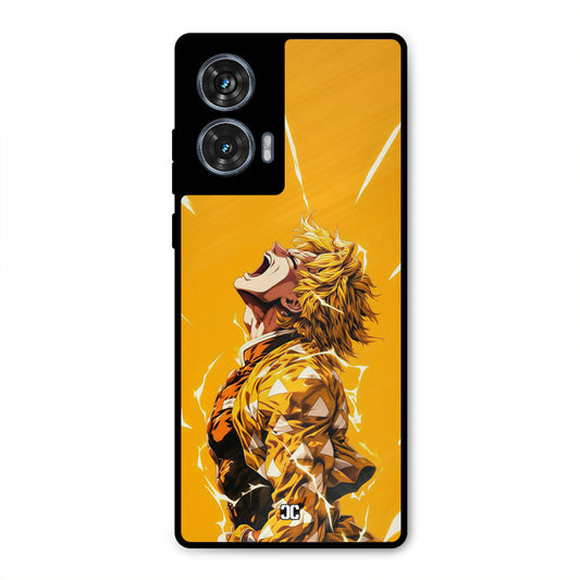 Shouting Zenitsu Moto G96 Mobile Back Cover - Anime PrintShield Case