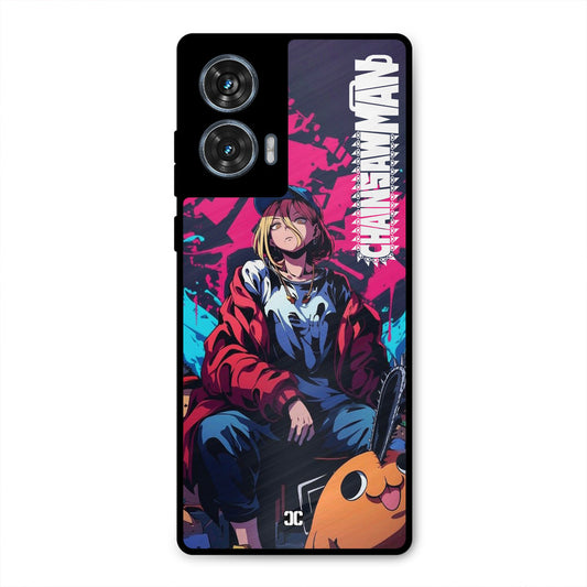 Puchita with Power Moto G96 Mobile Back Cover - Anime PrintShield Case