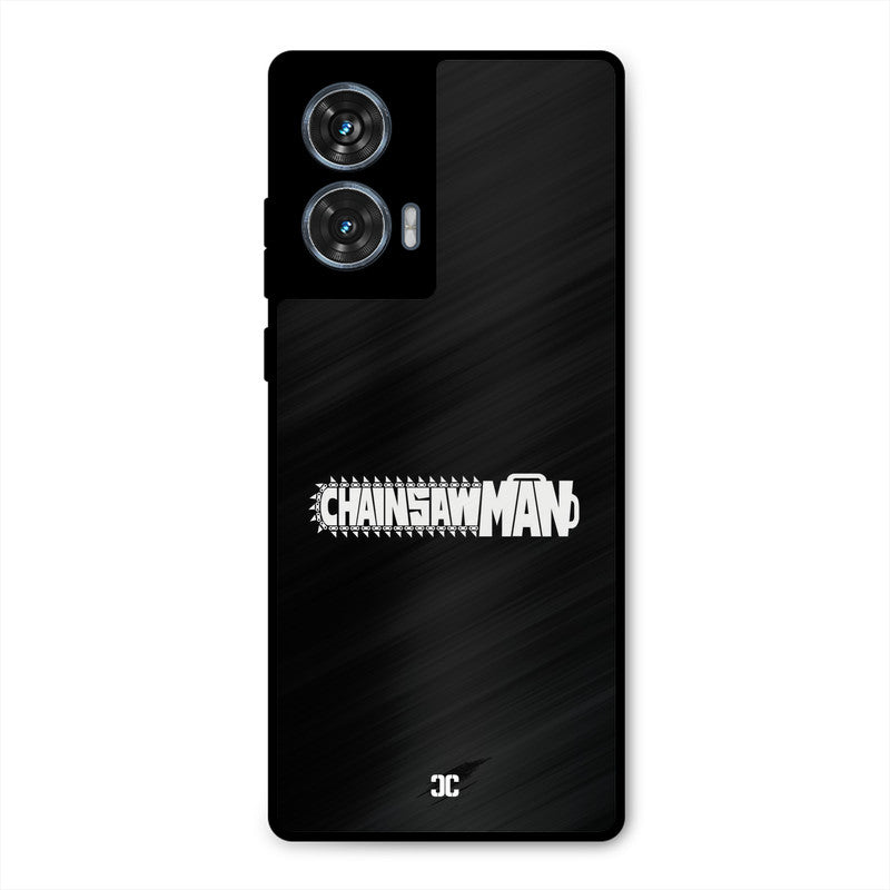 Chainsaw Logo Motorola Edge 50 Fusion Mobile Back Cover - Anime PrintShield Case
