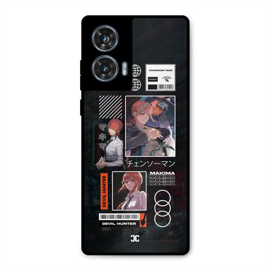 Devil Hunter Makima Motorola Edge 50 Fusion Mobile Back Cover - Anime PrintShield Case