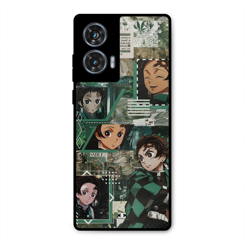 Tanjiro Thoughts Motorola Edge 50 Fusion Mobile Back Cover - Anime PrintShield Case