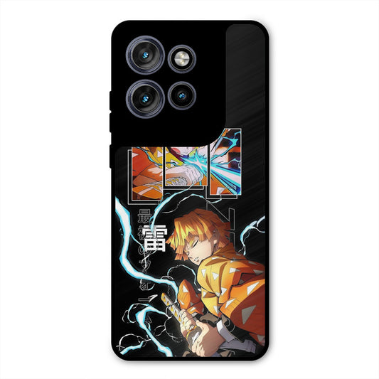 Aggressive Zenitsu Motorola Edge 50 Neo Mobile Back Cover - Anime PrintShield Case