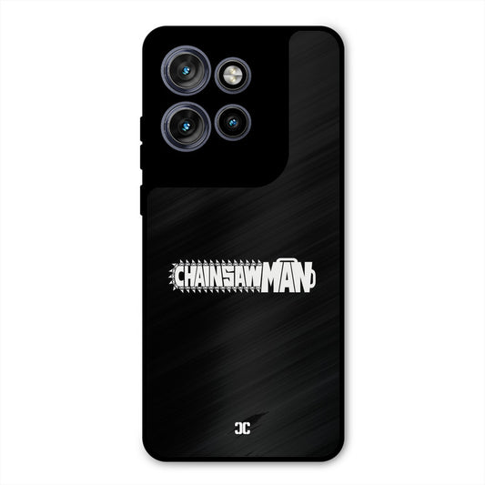 Chainsaw Logo Motorola Edge 50 Neo Mobile Back Cover - Anime PrintShield Case
